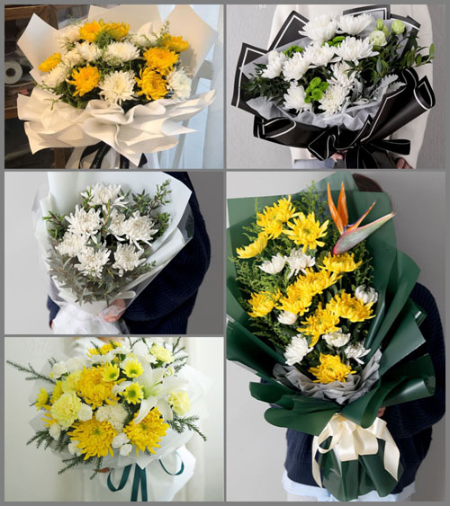 辽宁葫芦岛绥中县范家满族乡白事花束代送